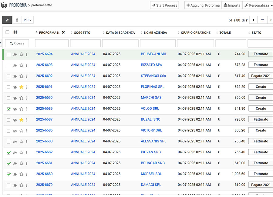Automazione dei flussi di pagamento e solleciti per clienti e pratiche